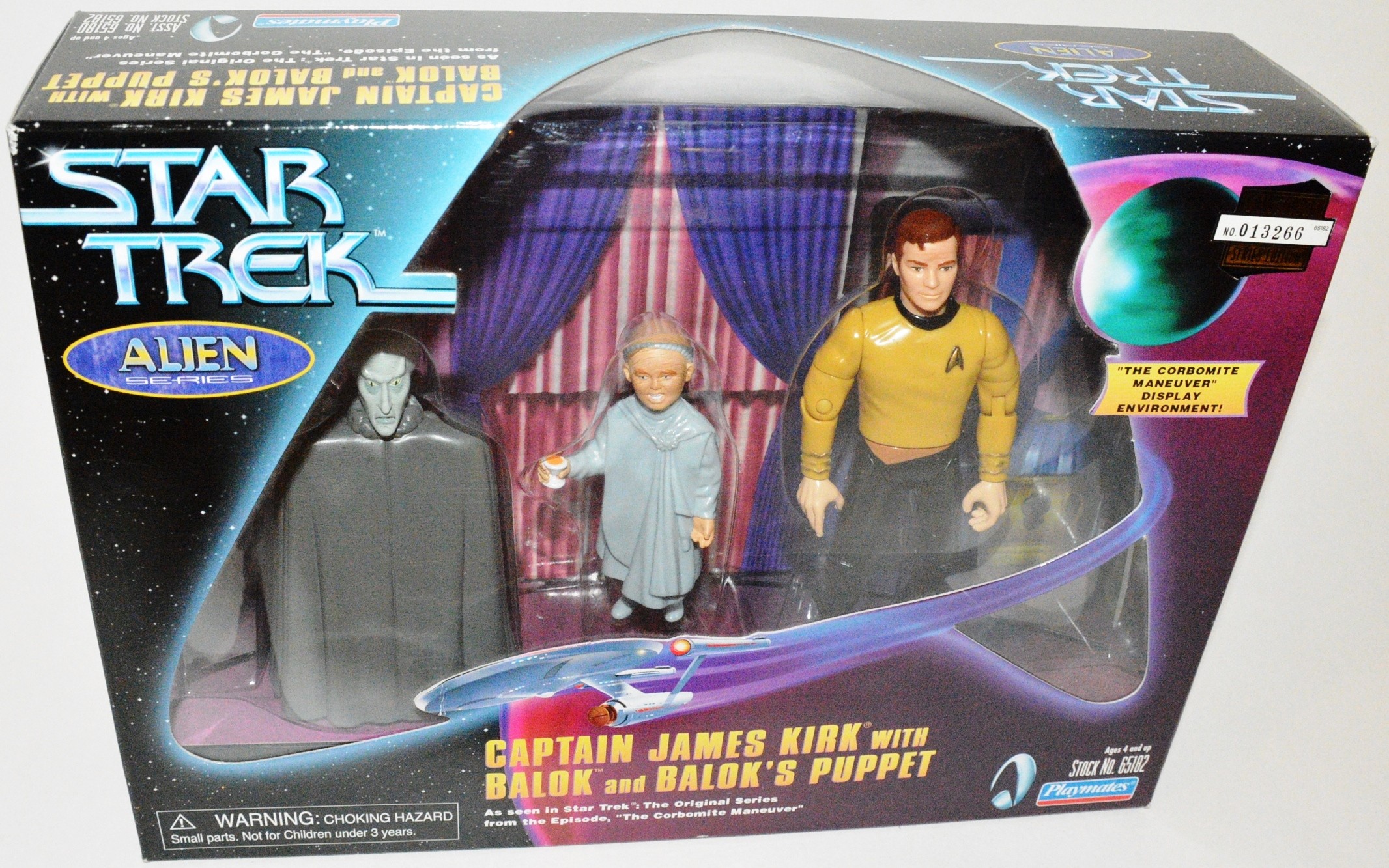 Captain James Kirk Balok and Balok's Puppet Set - Universal Classic Toys