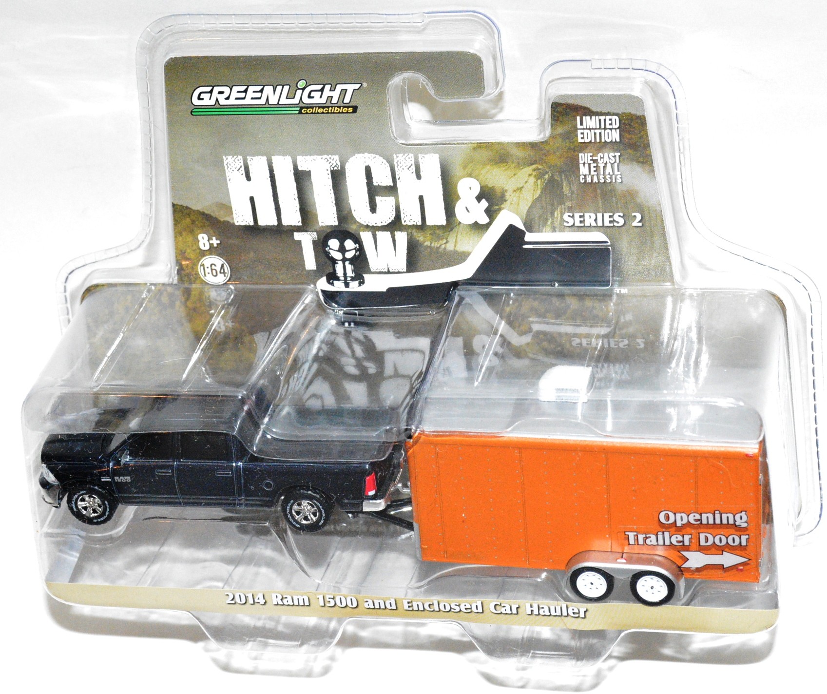 Greenlight Hitch & Tow 2014 Ram 1500 and Enclosed Car Hauler ...