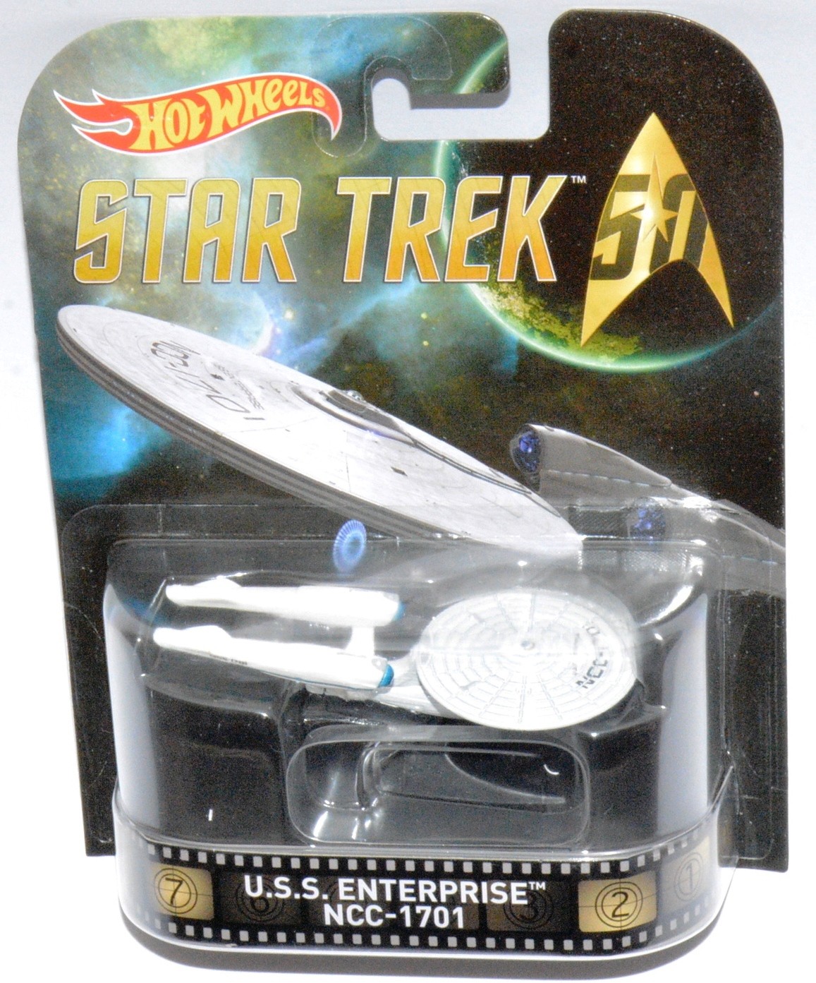 Hot Wheels 2016 Retro Star Trek U.S.S. Enterprise NCC-1701 - Universal Toys