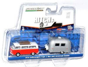 Greenlight Hitch & Tow 1974 VW Bus and Airstream Bambi