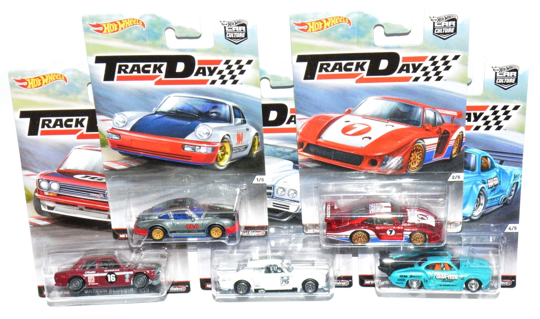 ホットウィール カーカルチャー トラックデイ Hot Wheels Car Culture Track Day Complete Set - Universal