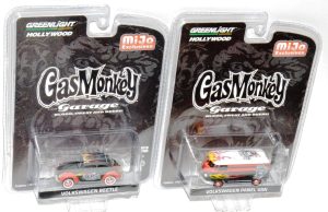 Greenlight Gas Monkey Volkswagen Panel Van Beetle Set