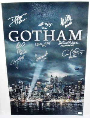 Gotham TV Show Signed by Cast Poster