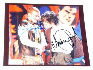 Justin Timberlake Michael Jackson Signed Photo