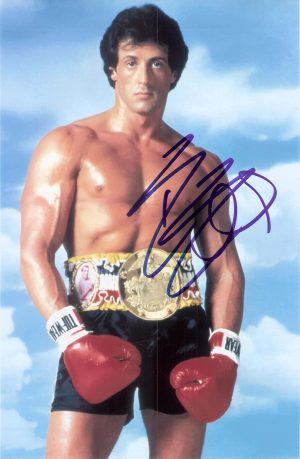 Sylvester Stallone Rocky Signed 8X10 Photo