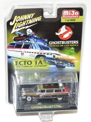 Johnny Lightning Chrome Ghostbusters Ecto 1A Cadillac