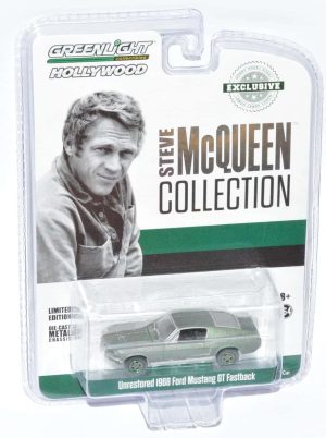 Greenlight Steve McQueen Unrestored 1968 Ford Mustang GT Fastback