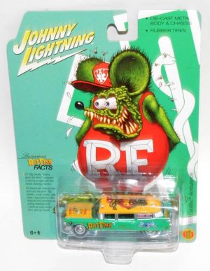 Johnny Lightning Rat Fink 1959 Cadillac Ambulance