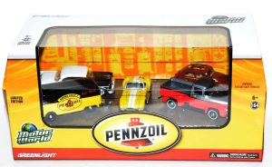 Greenlight Motor World Pennzoil Set