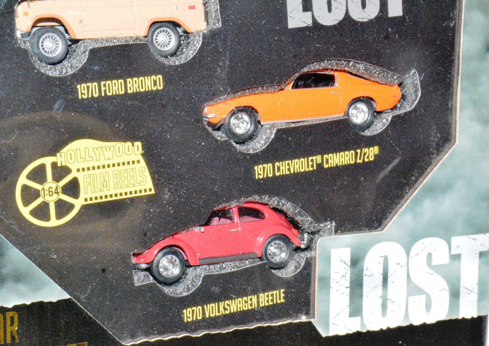 Hollywood Film Reels Series 4 Lost (2004-2010) TV Series 4 Cars Set 1/64 by Greenlight 59040A