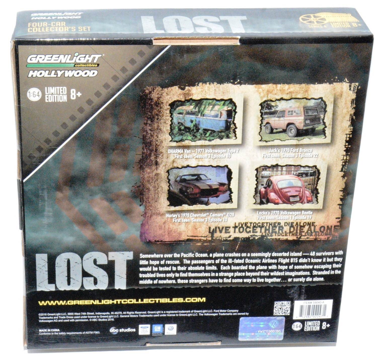 Greenlight Hollywood Lost Four-Car Collector's Set