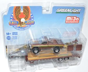 Greenlight Fall Guy 1982 GMC K-2500 With Gooseneck Trailer
