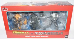 Mezco Toys 5 Points XL Godzilla VS Mecha Godzilla Deluxe Three Figure Boxed Set