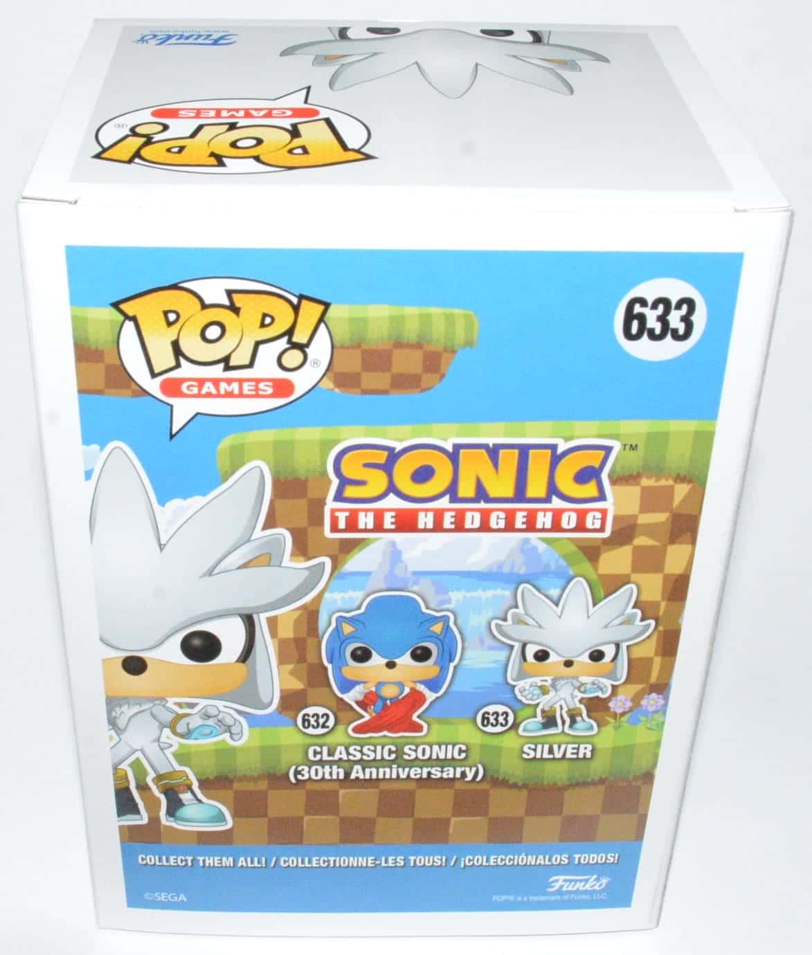 Funko Pop! Sonic The Hedgehog Silver #633 - Universal