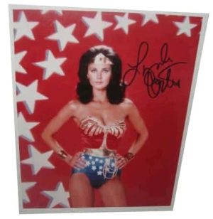 Linda Carter Wonder Woman Signed Photo