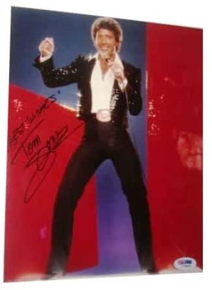 Tom Jones Signed Photo
