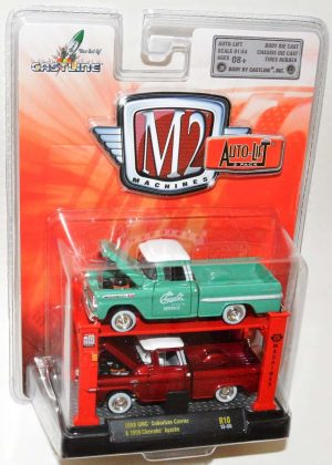 M2 1958 GMC Suburban carrier & 1959 Chevrolet Apache Pack