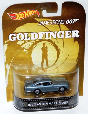 Hot Wheels Retro James Bond 007 Goldfinger 1963 Aston Martin DB5