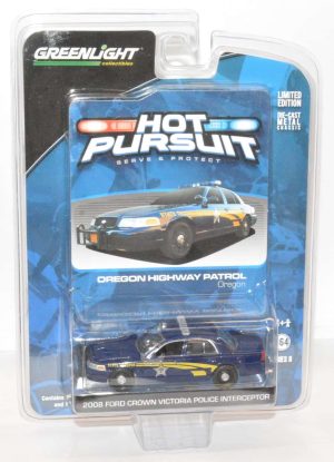 Greenlight Hot Pursuit Patrol 2008 Ford Crown Victoria Police Interceptor