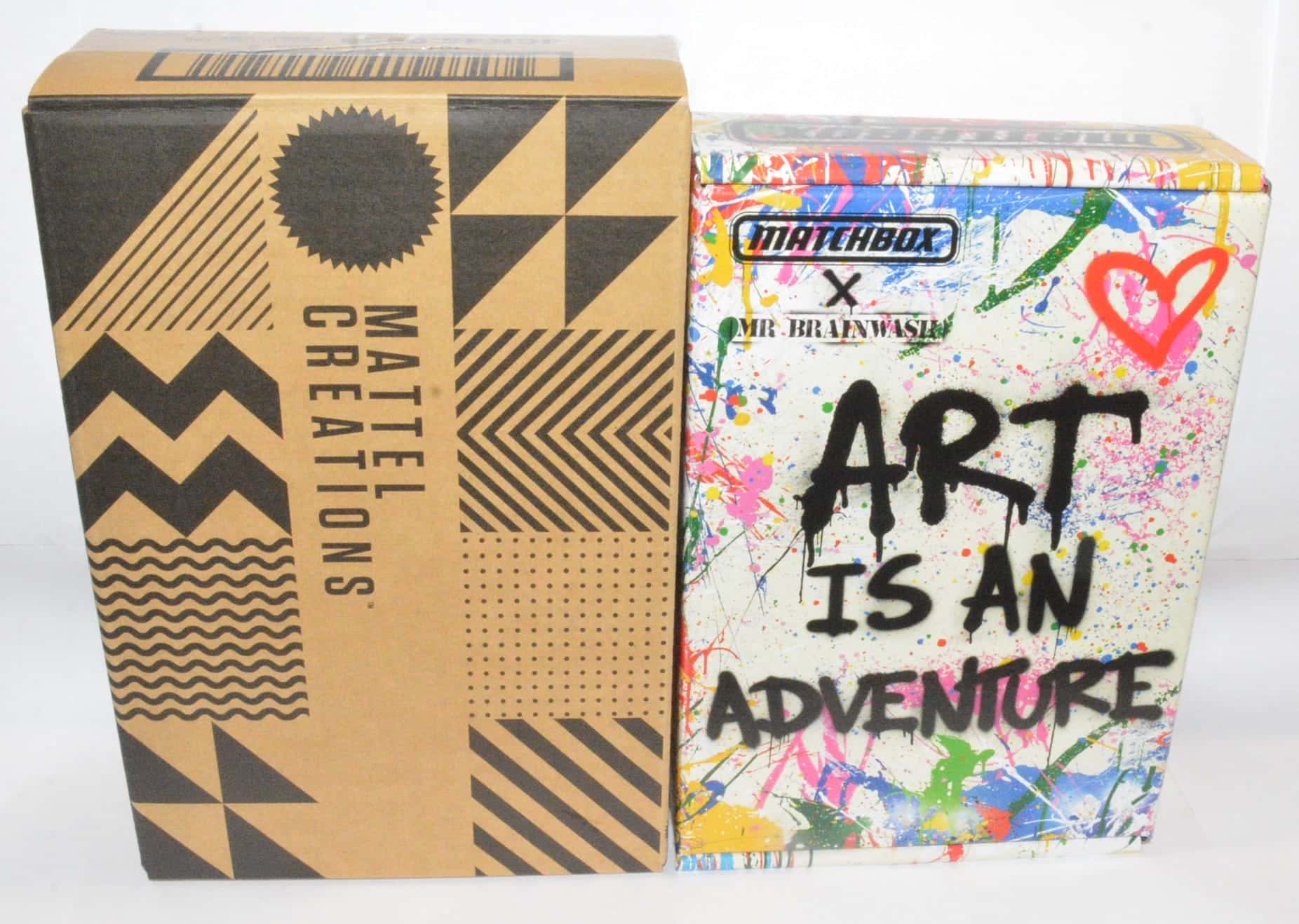 レア⭐︎ MATCHBOX BRAINWASH 1964 MINI COOPER Mattel Creations Matchbox x Mr Brainwash 1964 Austin Mini