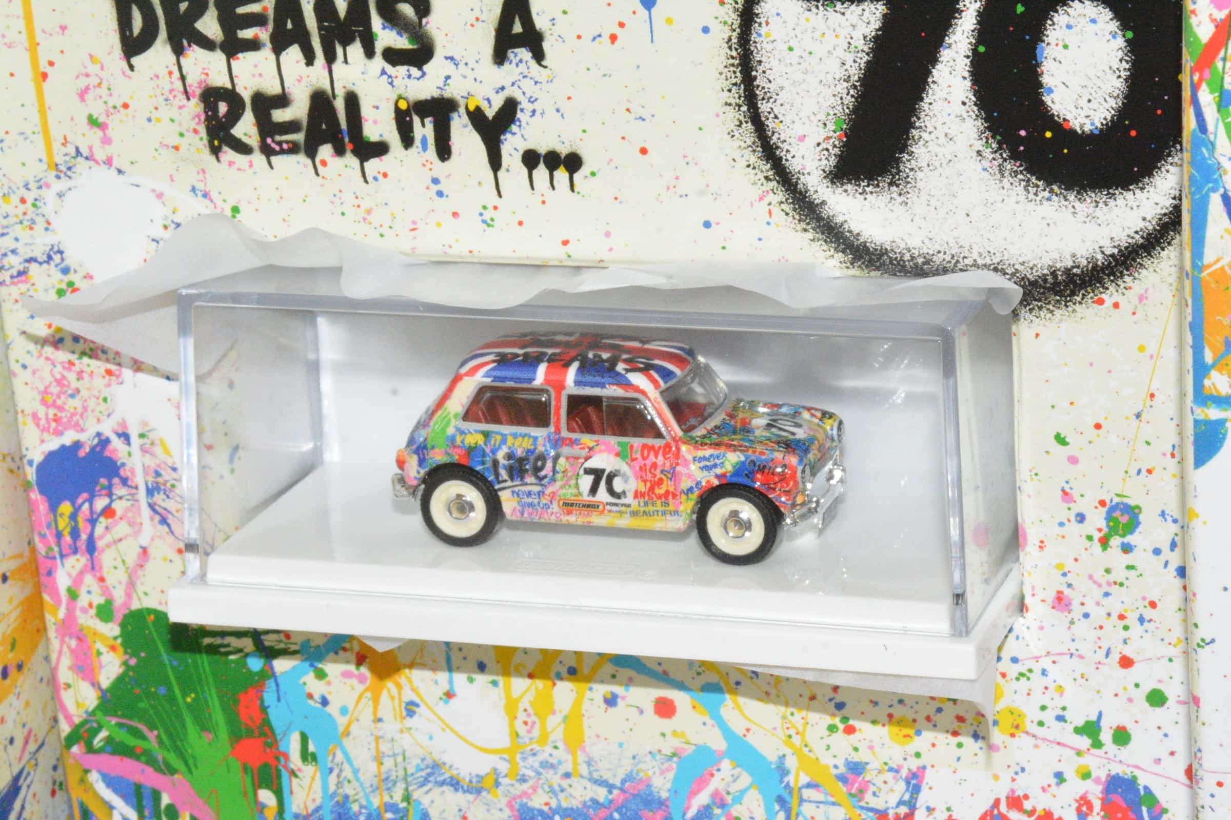 Matchbox X Mr Brainwash 1964 Austin Mini Cooper S