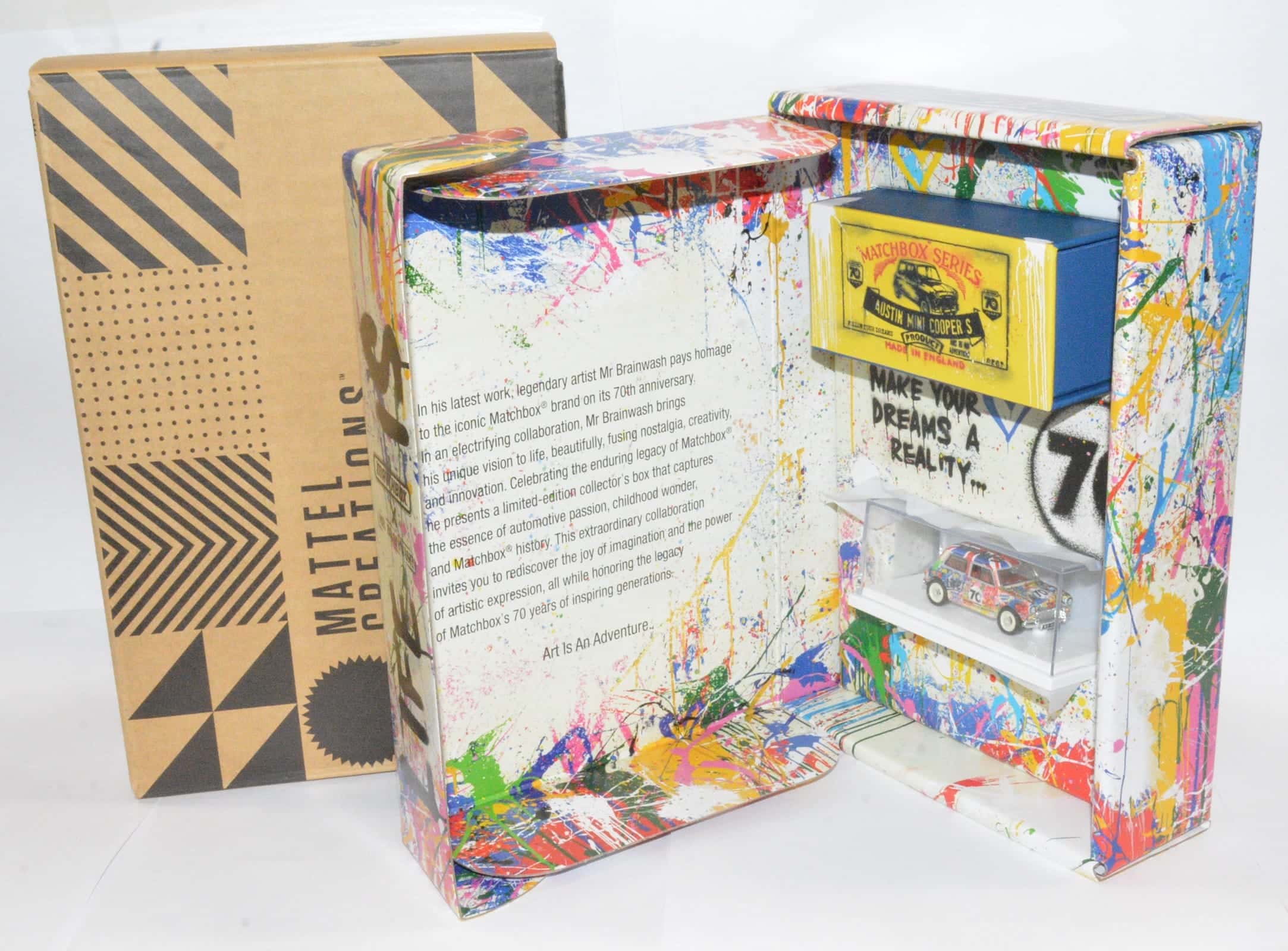 Matchbox X Mr Brainwash 1964 Austin Mini Cooper S