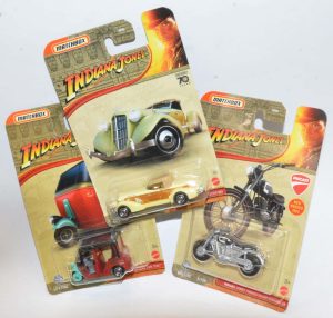 Matchbox Indiana Jones Ducati Auburn Tuk Tuk