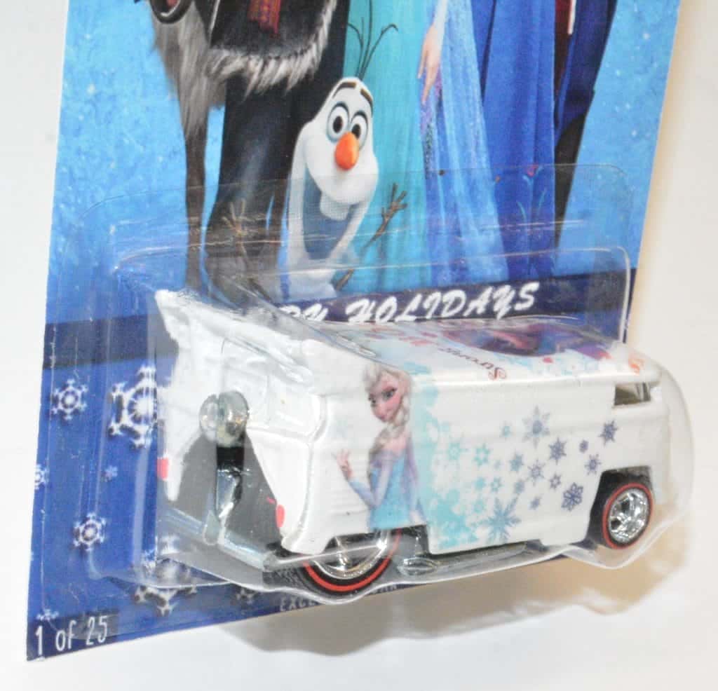 Hot Wheels Custom Happy Holidays Frozen VW Drag Bus - Universal Classic ...