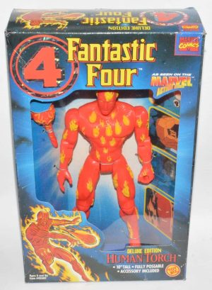 Toy Biz Marvel Comics Fantastic Four Human Torch Figure