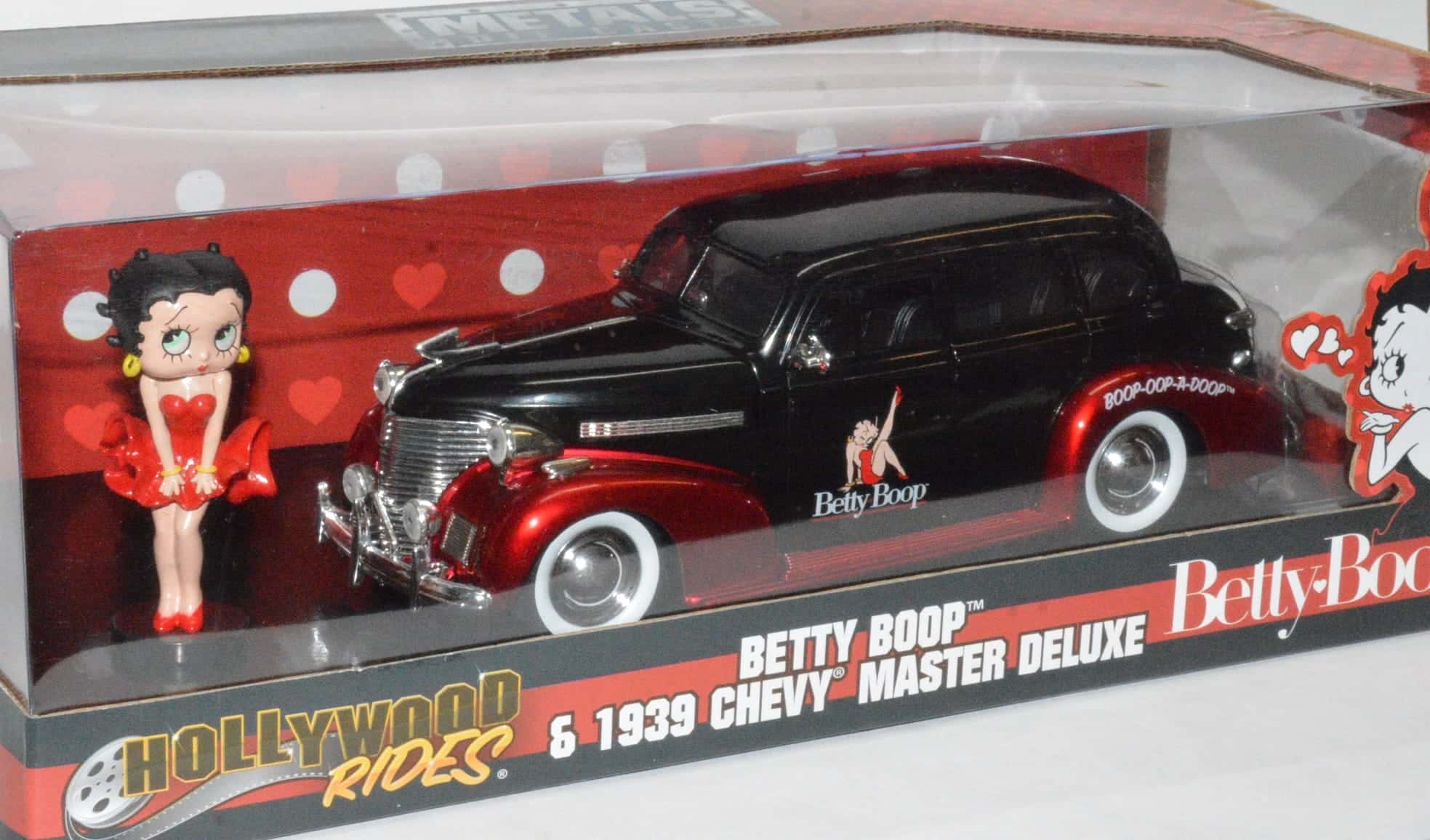 Jada Toys Hollywood Rides Betty Boop & 1939 Chevy Master