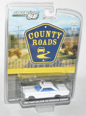 Greenlight SE County Roads 1965 Ford Galaxie 500 Missouri Sheriff