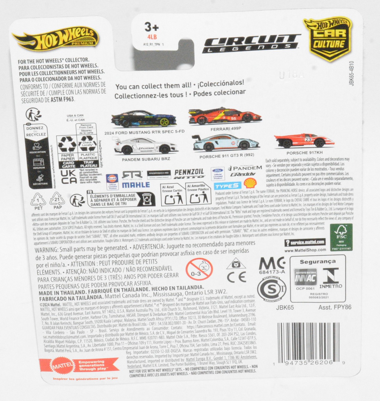 Hot Wheels Premium Porsche 911 GT3 R – Maßstab 1:64 Mit Real Riders Reifen – Circuit Legends – Für Sammler Und Fans