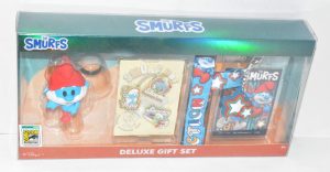 The Smurfs Deluxe 3D Foam Bag Clip and Pin Deluxe Gift Set San Diego Comic-Con