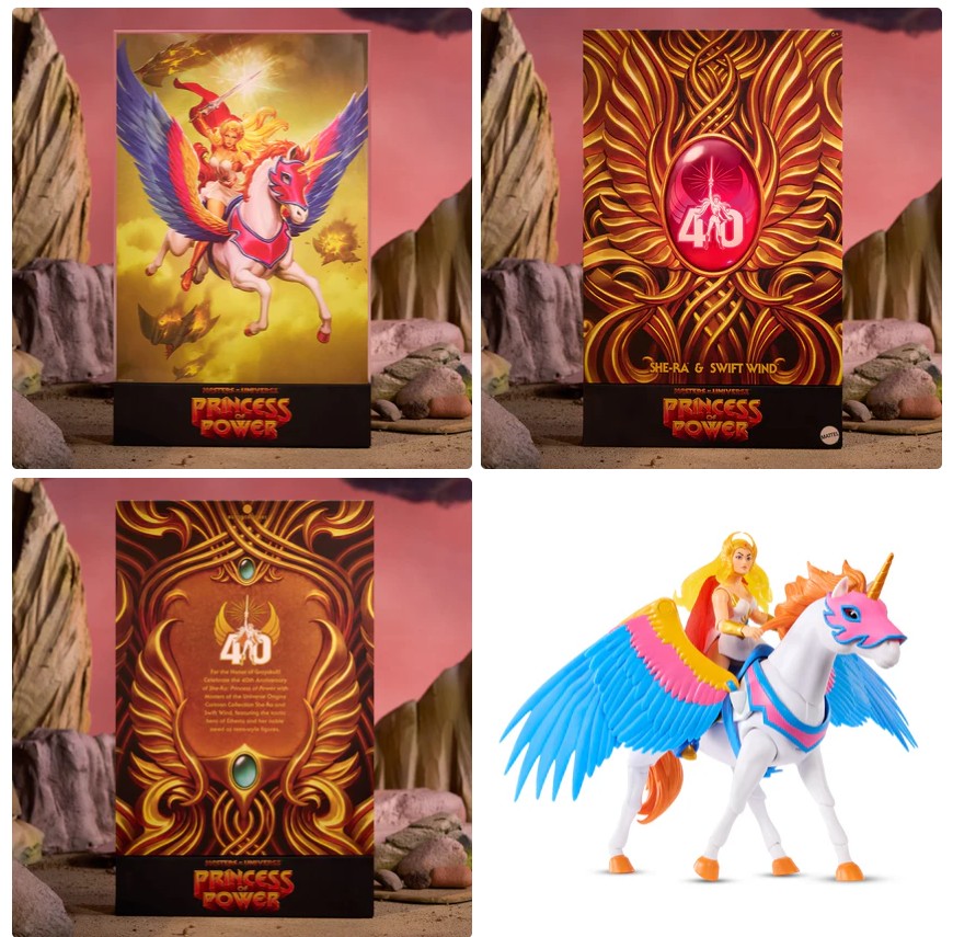 Masters of the Universe Princess of Power She-Ra & Swift Wind 40th