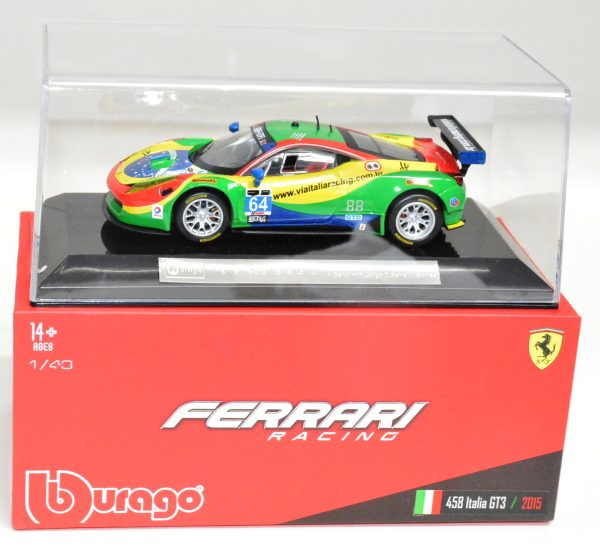 絶版 BBR1/43Ferrari 458GT3 外箱無し Bburago Ferrari Racing 458